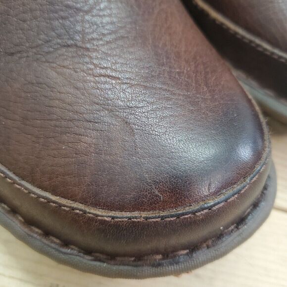 Born Nigel Shoes Loafers Mens 10M Slip On Leather Brown Comfort Professional main image 10